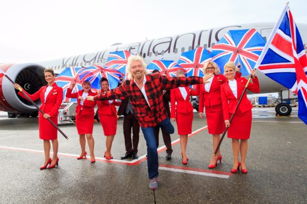 Richard Branson at Sea-Tac