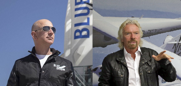 Bezos and Branson