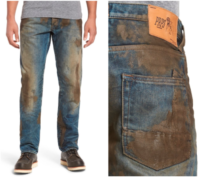 Fake mud jeans