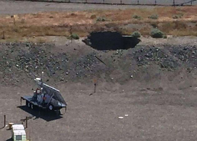 Hanford tunnel cave-in