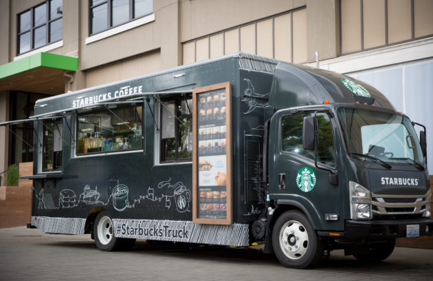 Starbucks truck