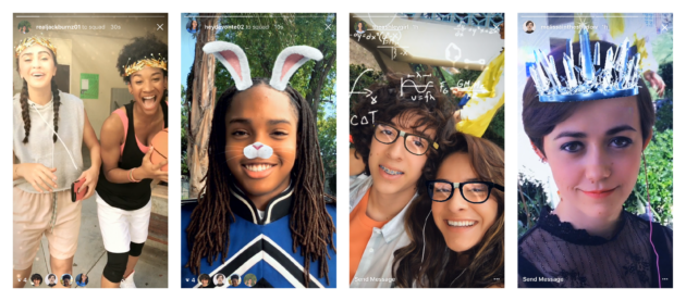Instagram face filters