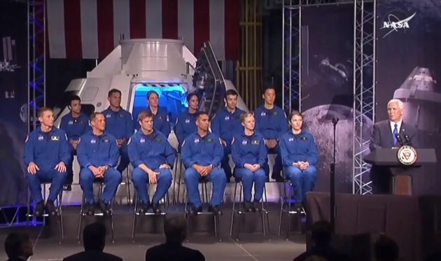 Pence and NASA astronaut candidates