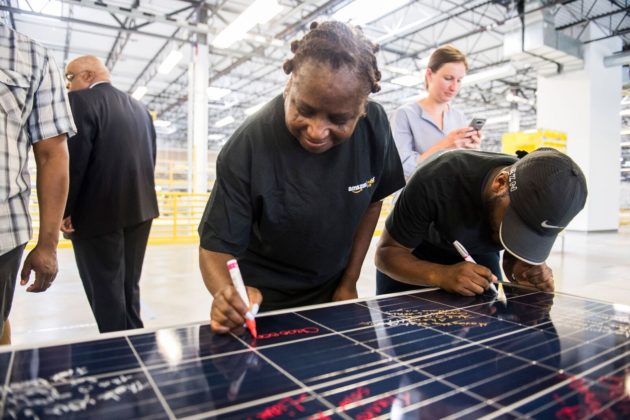 Amazon solar panels