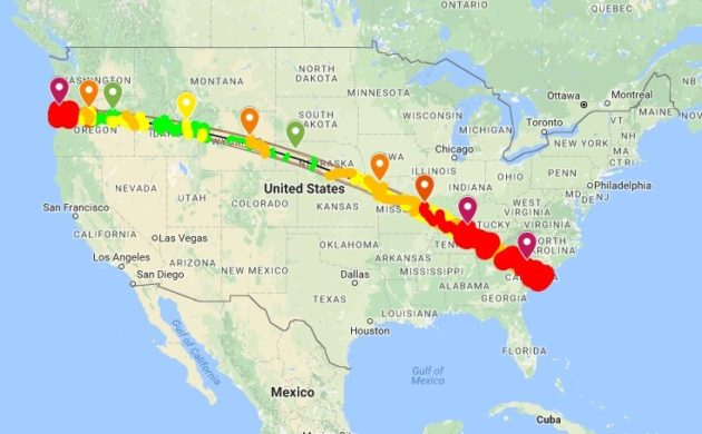Eclipse traffic projection