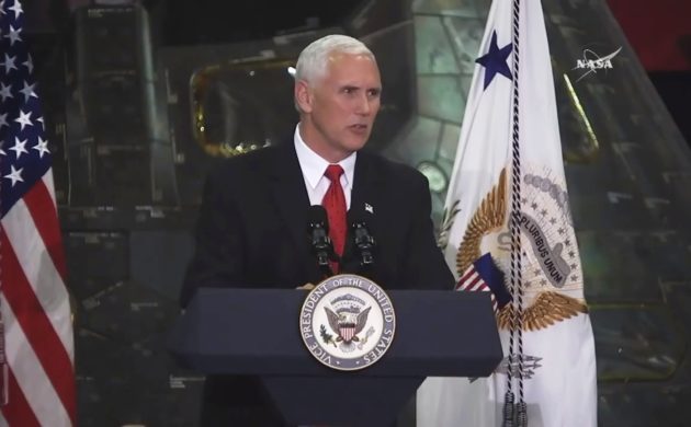 Vice President Mike Pence at KSC