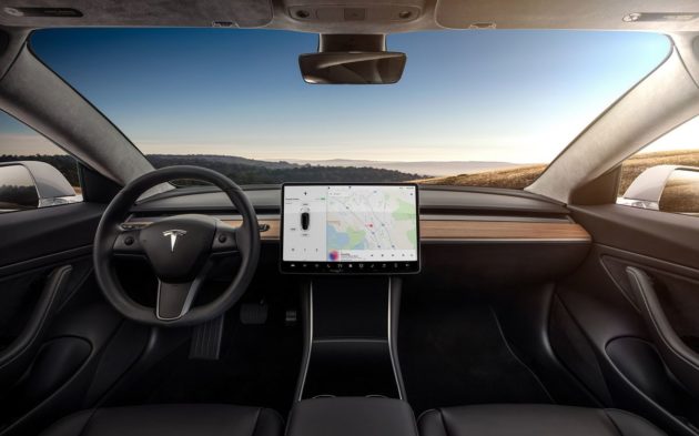 Tesla interior