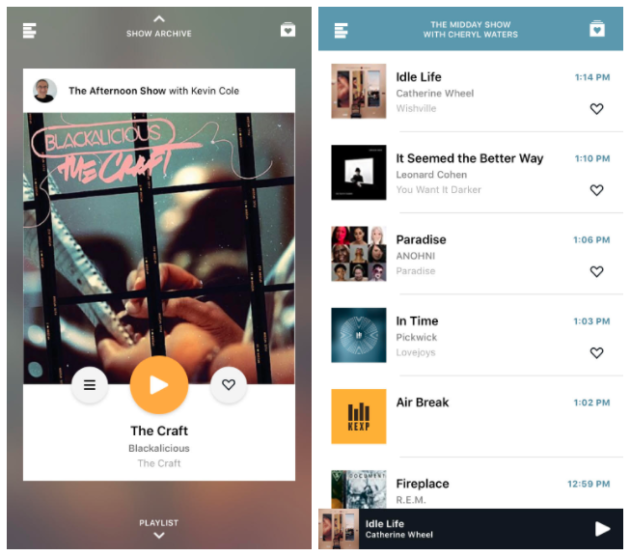 KEXP iOS app