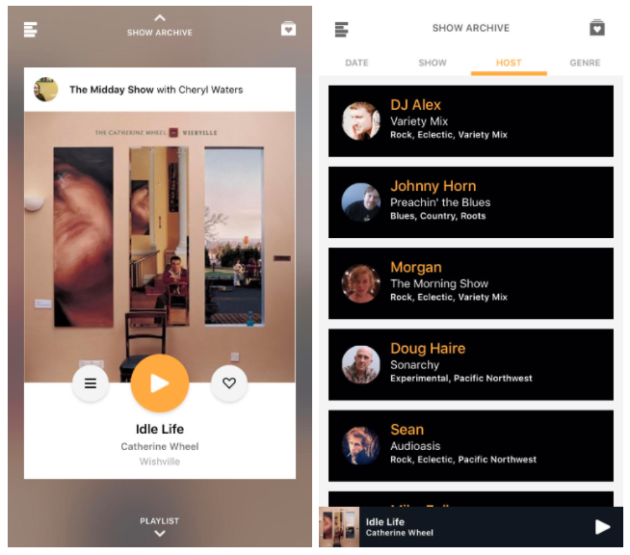 KEXP iOS app