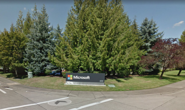 Microsoft's Surface Hub facility in Wilsonville, OR, will shut down in September. (Google Street View Photo)
