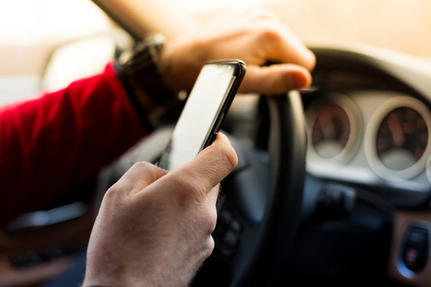 Driving and texting