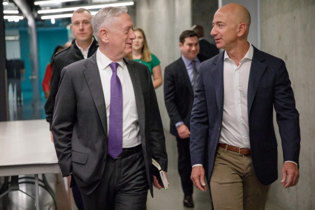 James Mattis and Jeff Bezos