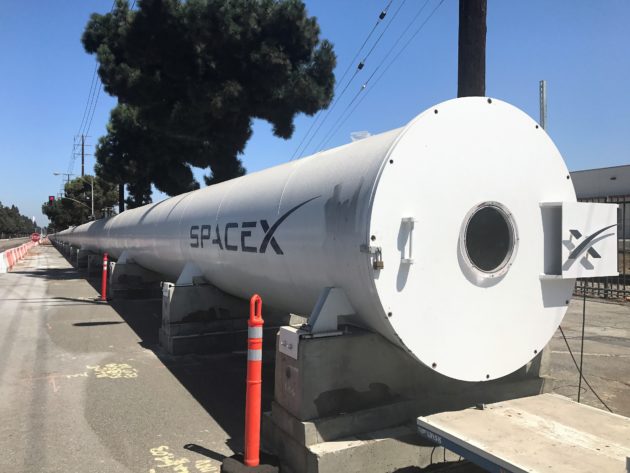 SpaceX Hyperloop test track