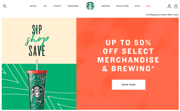 Starbucks online store