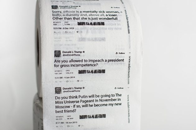 Trump Tweets toilet paper