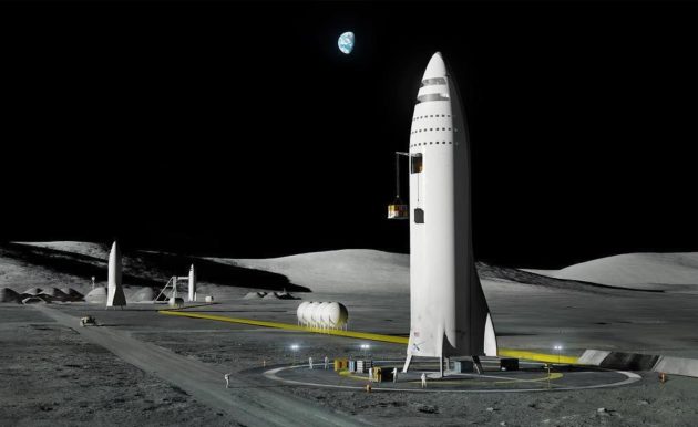 SpaceX moon base