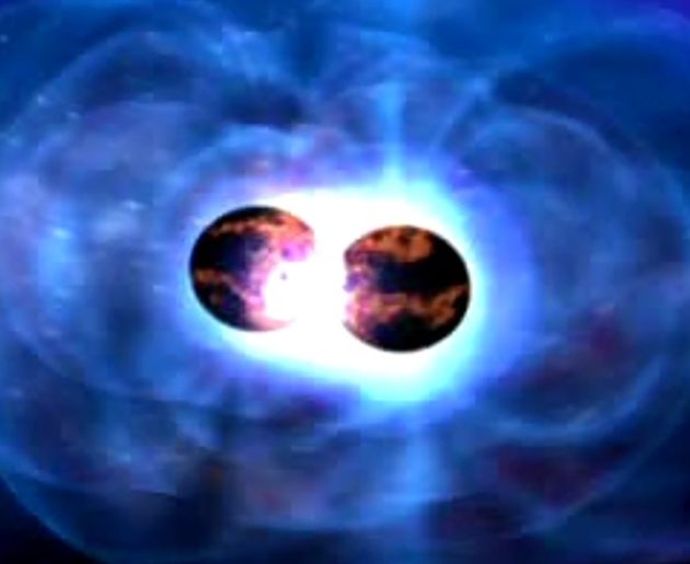 Neutron star collision