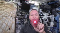 Fidget spinner in space