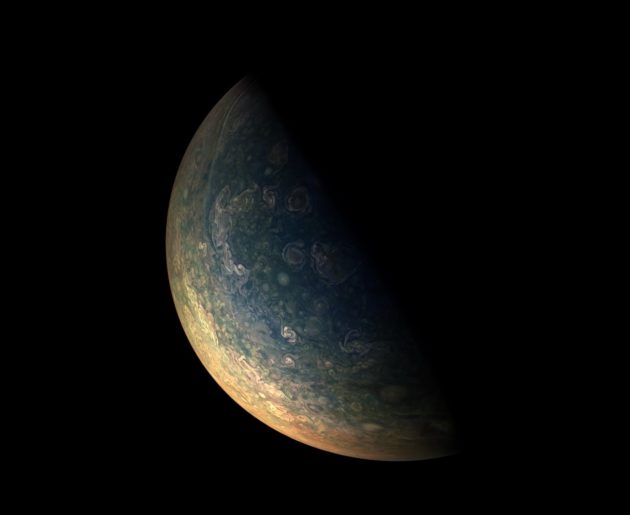 Jupiter as seen by Juno