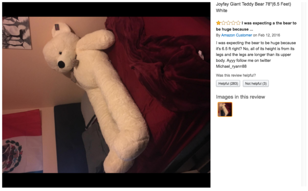Amazon Teddy bear