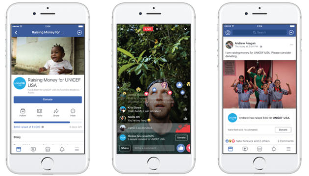 Facebook fundraising