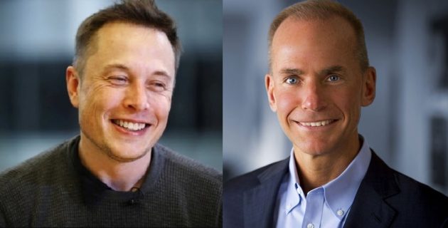 Musk and Muilenburg
