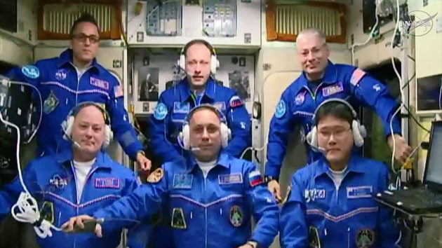 Space station crew