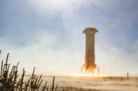 Booster touchdown
