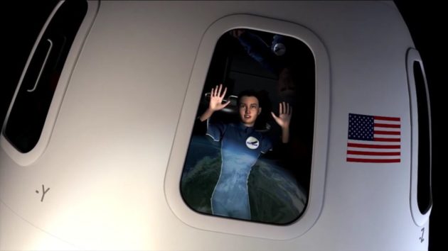 Blue Origin passenger