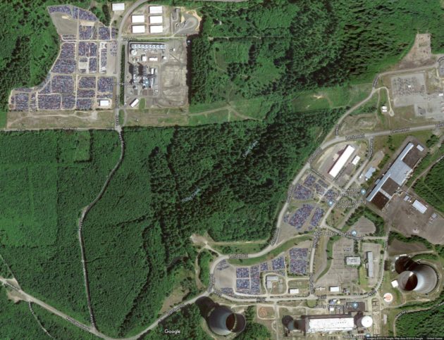 Thousands of diesel VWs await their fate in massive parking lots in Elma, Washington