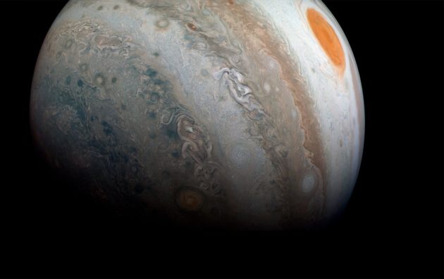 Jupiter as seen by Juno