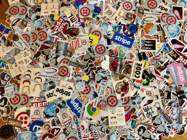 Laptop stickers