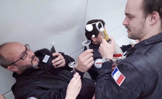 Champagne in zero-G