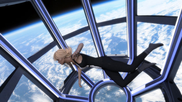 Zero gravity tourism
