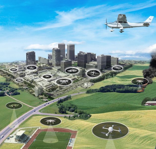 Drone traffic management system