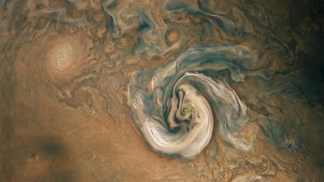 Jupiter as seen by Juno