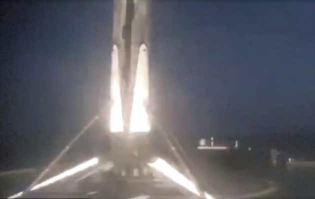 SpaceX booster landing
