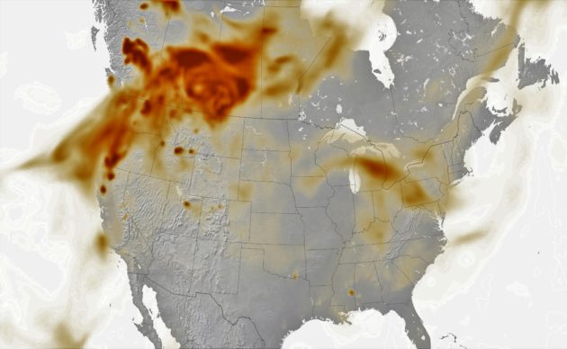Black carbon column mass density