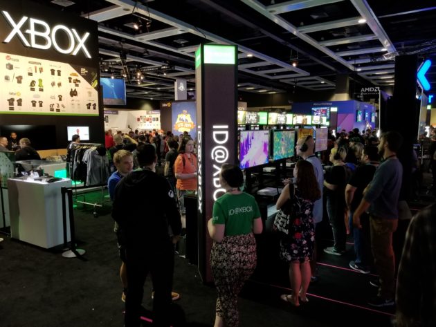 Near-empty ID@XBOX booth at PAX West 2018
