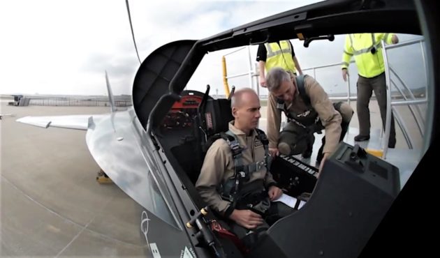 Boeing CEO in T-X jet