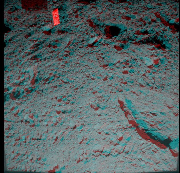 Ryugu anaglyph