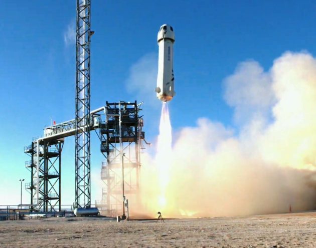 New Shepard liftoff