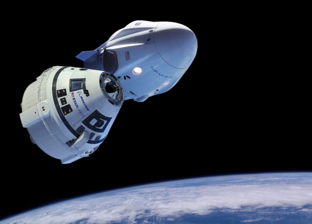 Boeing Starliner and SpaceX Crew Dragon