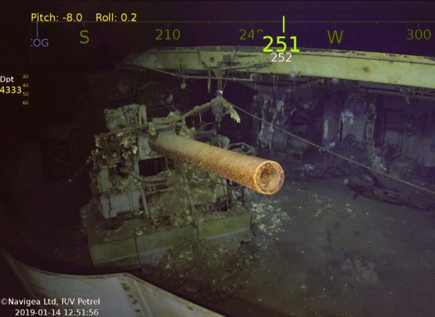 USS Wasp gun