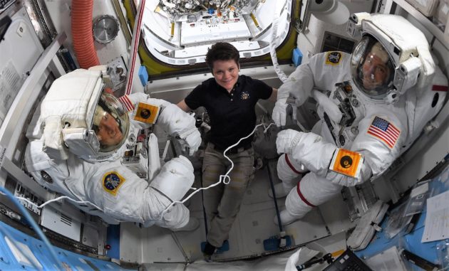 Space station crew