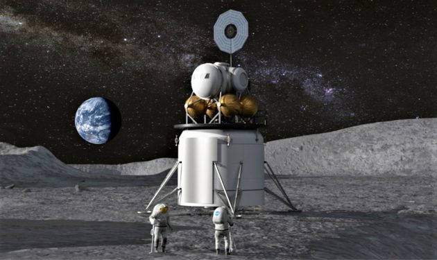Human lunar landing