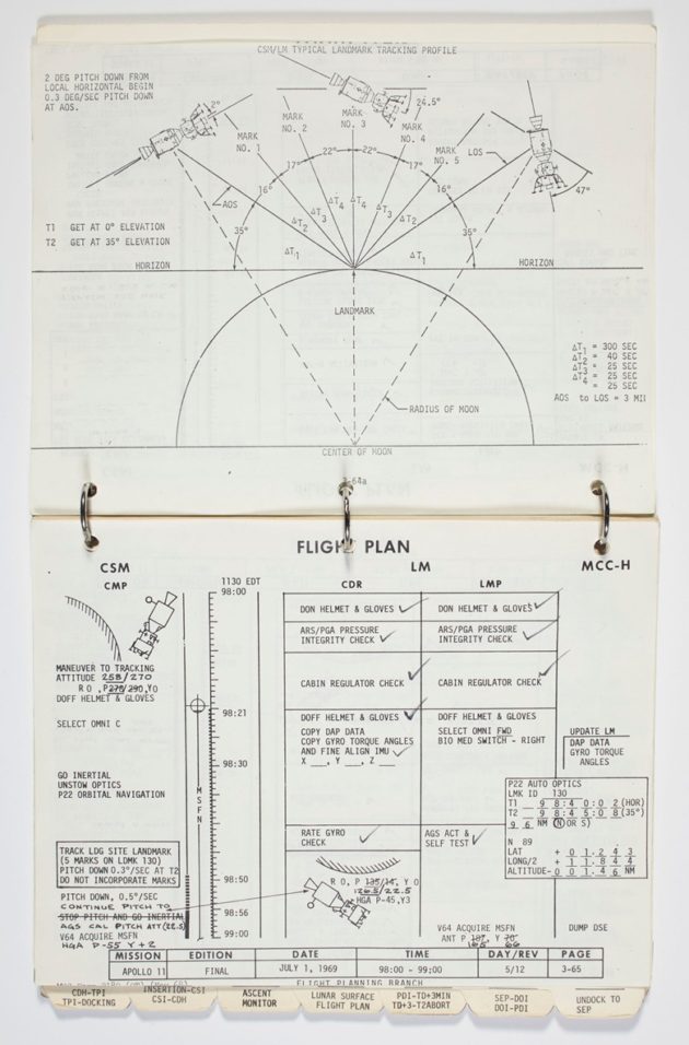 Check out the Apollo 11 flight manual before its multimillion