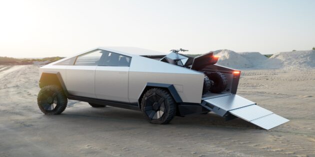 Cybertruck and ATV