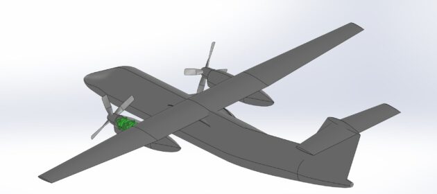 Hydrogen-fueled Dash 8