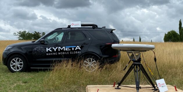 Kymeta-OneWeb test rig
